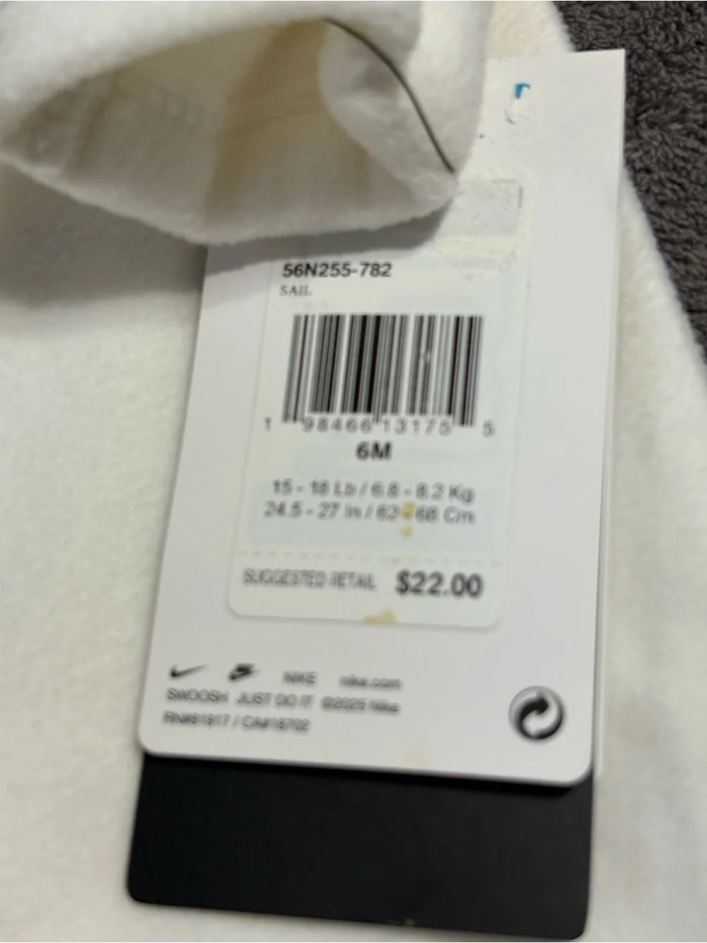 Nike cozy white